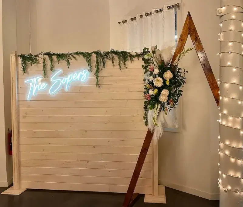 Flower & Backdrop Walls